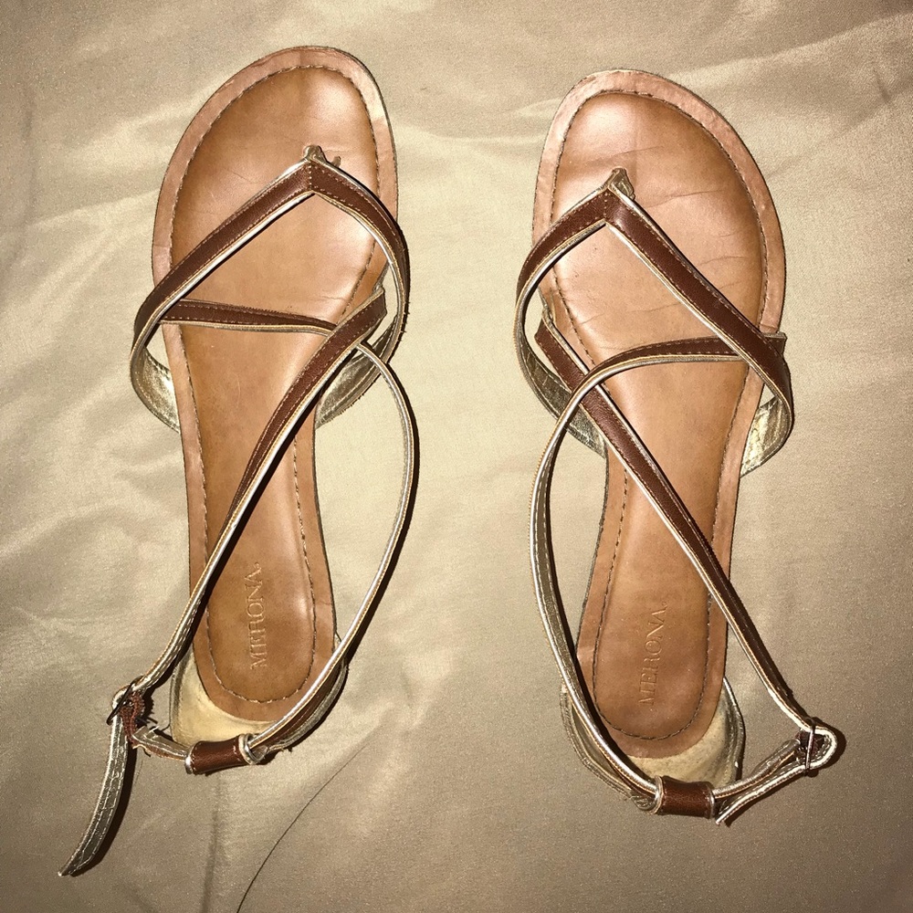 Merona Brown Sandals